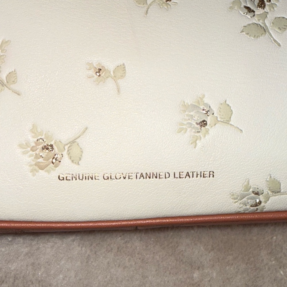 Limited Disney x Coach Minnie Mouse Kisslock Bag Cream & Pink Floral Print New! - Picture 17 of 17